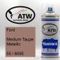 Preview: Ford, Medium Taupe Metallic, 55 / 6095: 400ml Sprühdose, von ATW Autoteile West.